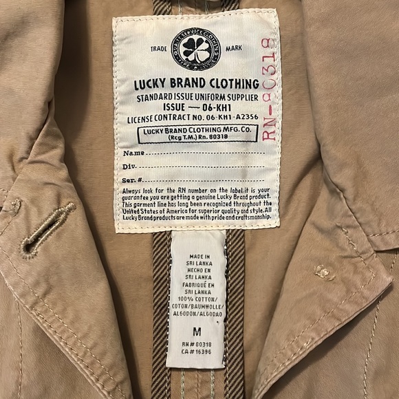 Lucky Brand Utility Jacket Size M - Picture 6 of 10